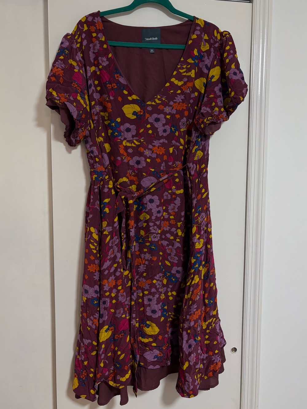 ModCloth Floral Sweetest Occasion Midi Dress - size 3x - Picture 4 of 5